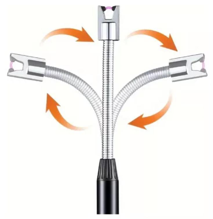 Encendedor Plasma USB Recargable, Flexible y Antiviento